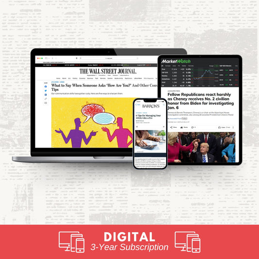 The Wall Street Journal 3-Year (Digital Subscription)