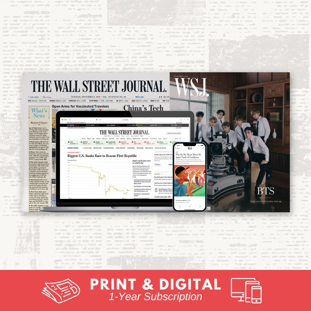 Wall Street Journal 1-Year (Print and Digital Subscription)