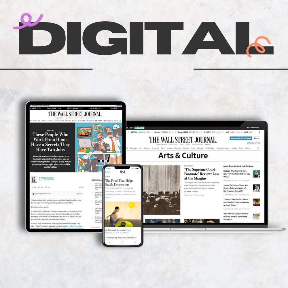 The Wall Street Journal 5-Year (Digital Subscription)