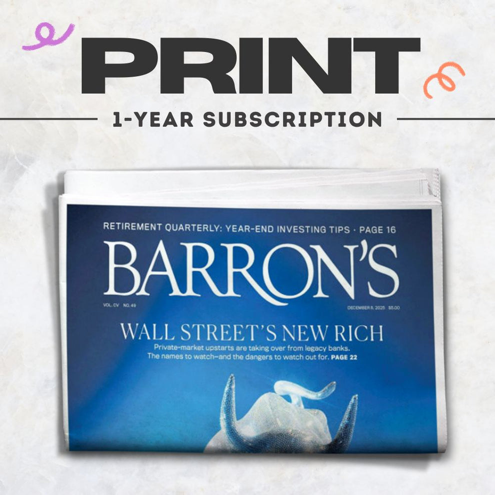 Barron's 1Year (Print) Subscription Deal Ambassador
